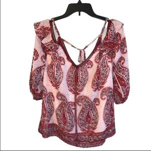 NWT Oneworld Patterned Blouse